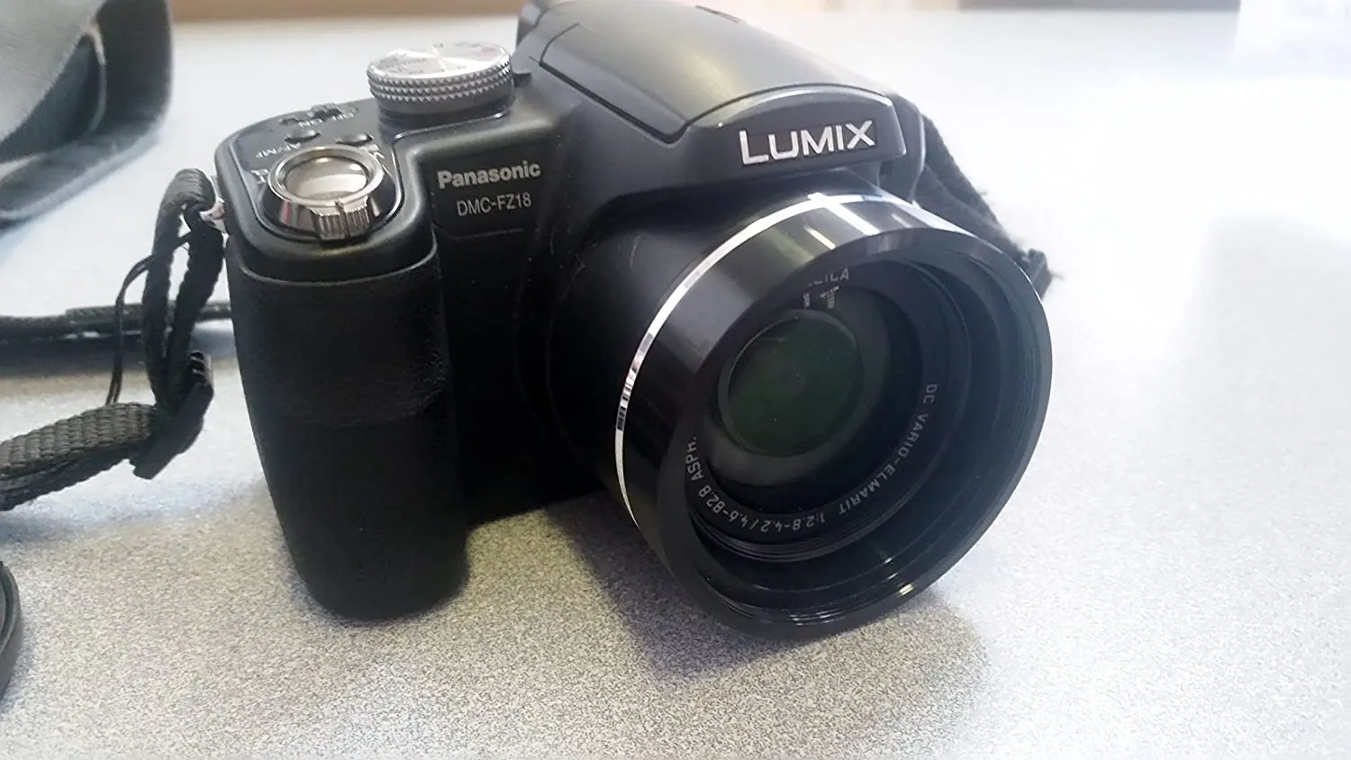 Panasonic Lumix DMC-FZ18K 8.1MP Digital Camera with 18x Wide Angle MEGA Optical Image Stabilized Zoom - Silver