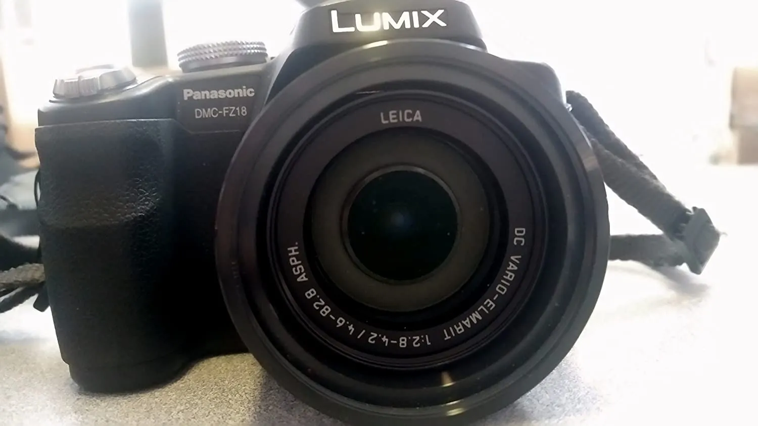 Panasonic Lumix DMC-FZ18K 8.1MP Digital Camera with 18x Wide Angle MEGA Optical Image Stabilized Zoom - Silver