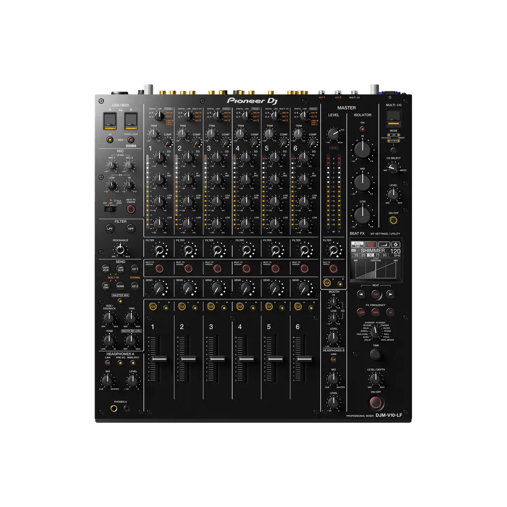 Pioneer DJ DJM-V10-LF Long Fader 6-channel DJ Mixer