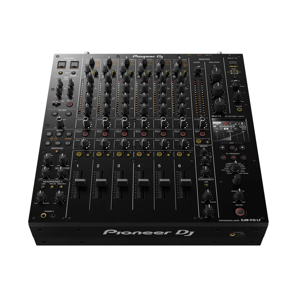 Pioneer DJ DJM-V10-LF Long Fader 6-channel DJ Mixer