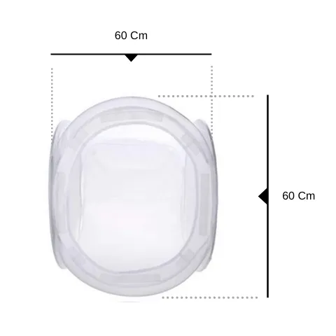 Portable Photo Shooting Tent with 4 colors Backdrop I 60SQ Cube