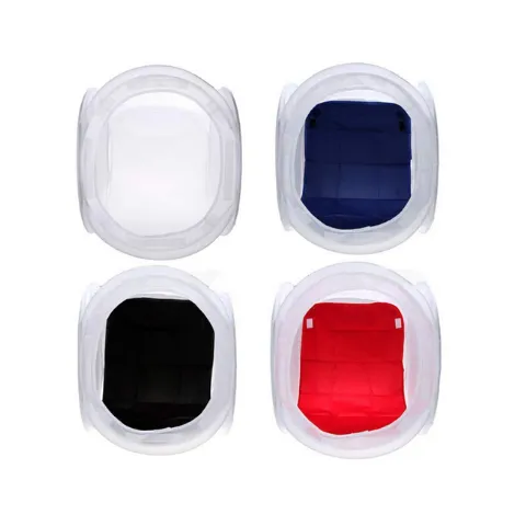 Portable Photo Shooting Tent with 4 colors Backdrop I 60SQ Cube