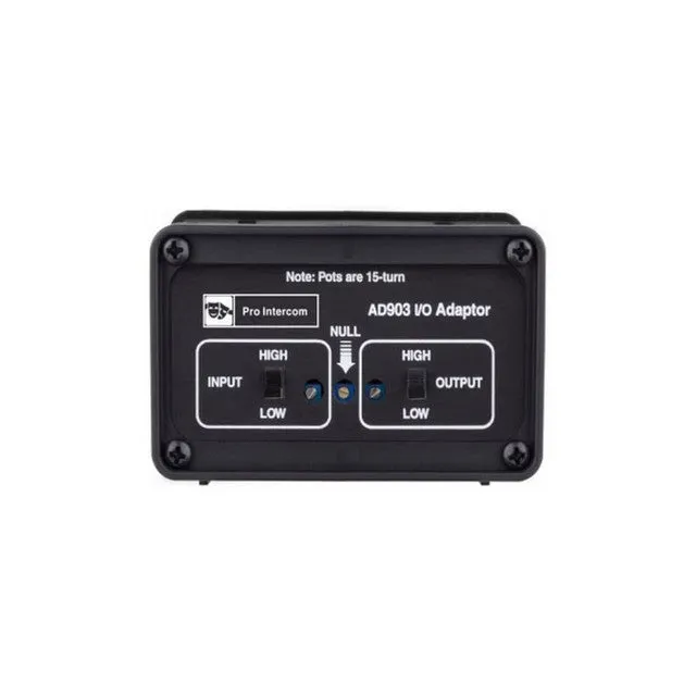 Pro Intercom AD903 2-to-4 Wire Adaptor Active Transformer Isolation Audio In & Out