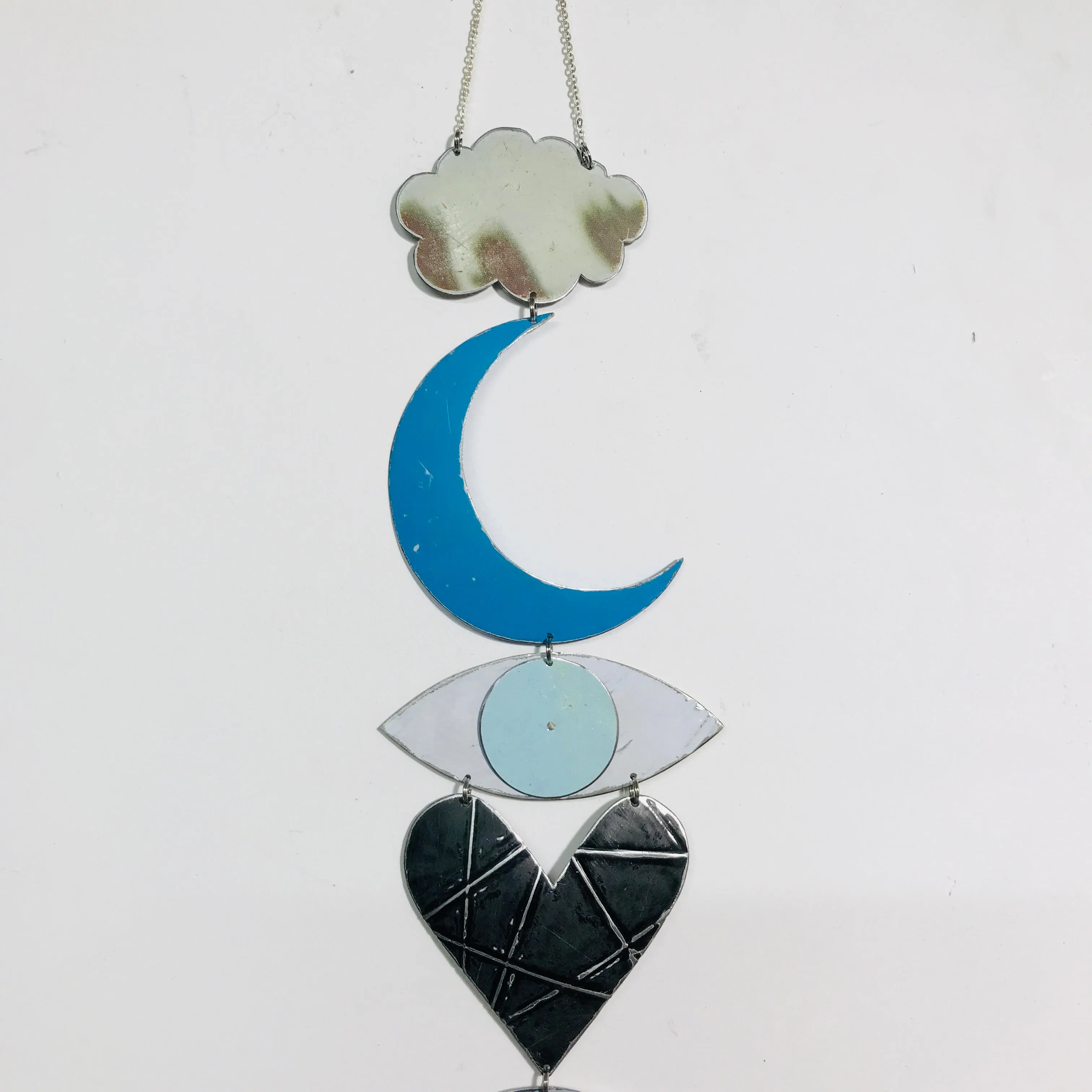 Protective Eye Blue Moon Talisman Wall Hanging