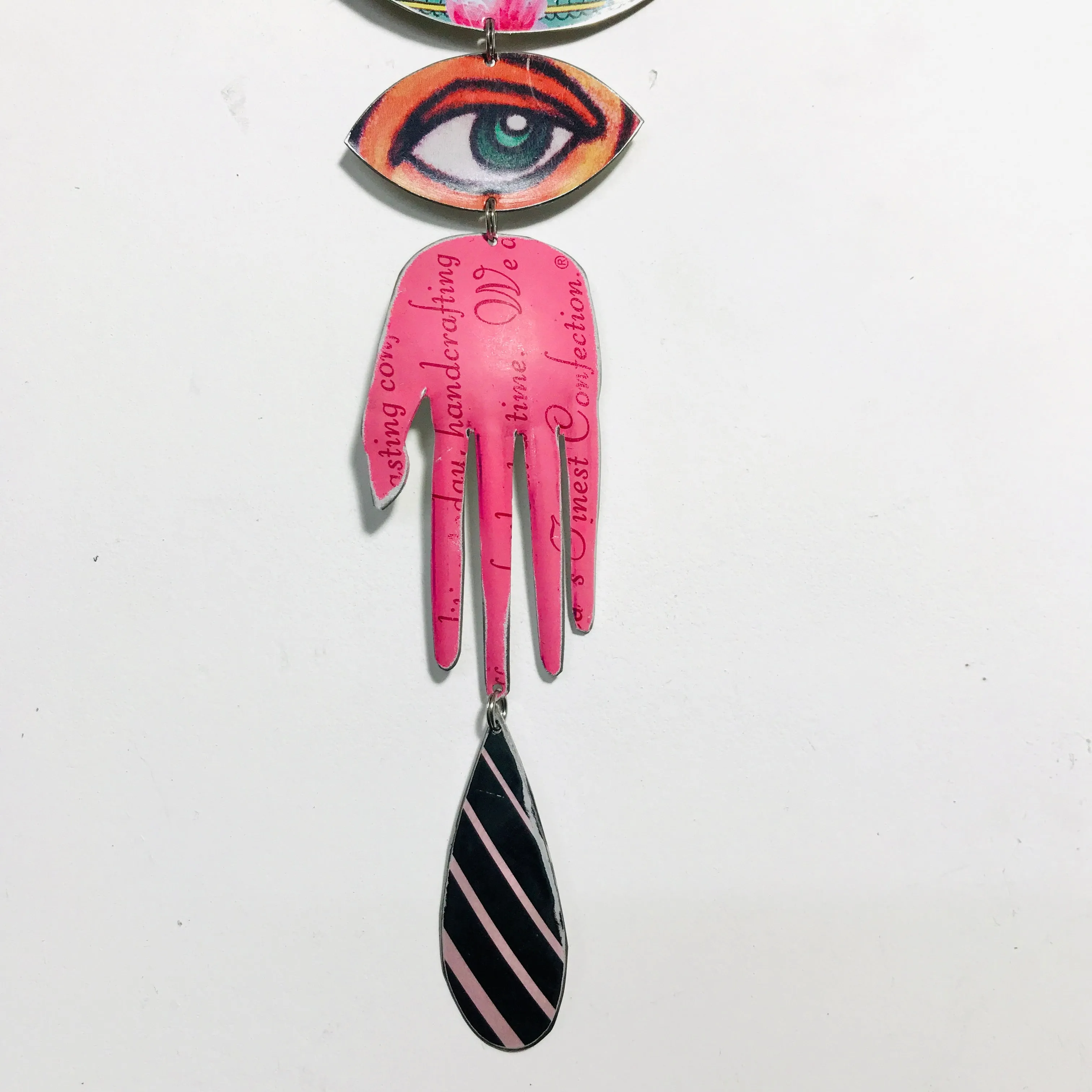 Ruby Throated Hummingbird Protective Talisman Wall Hanging