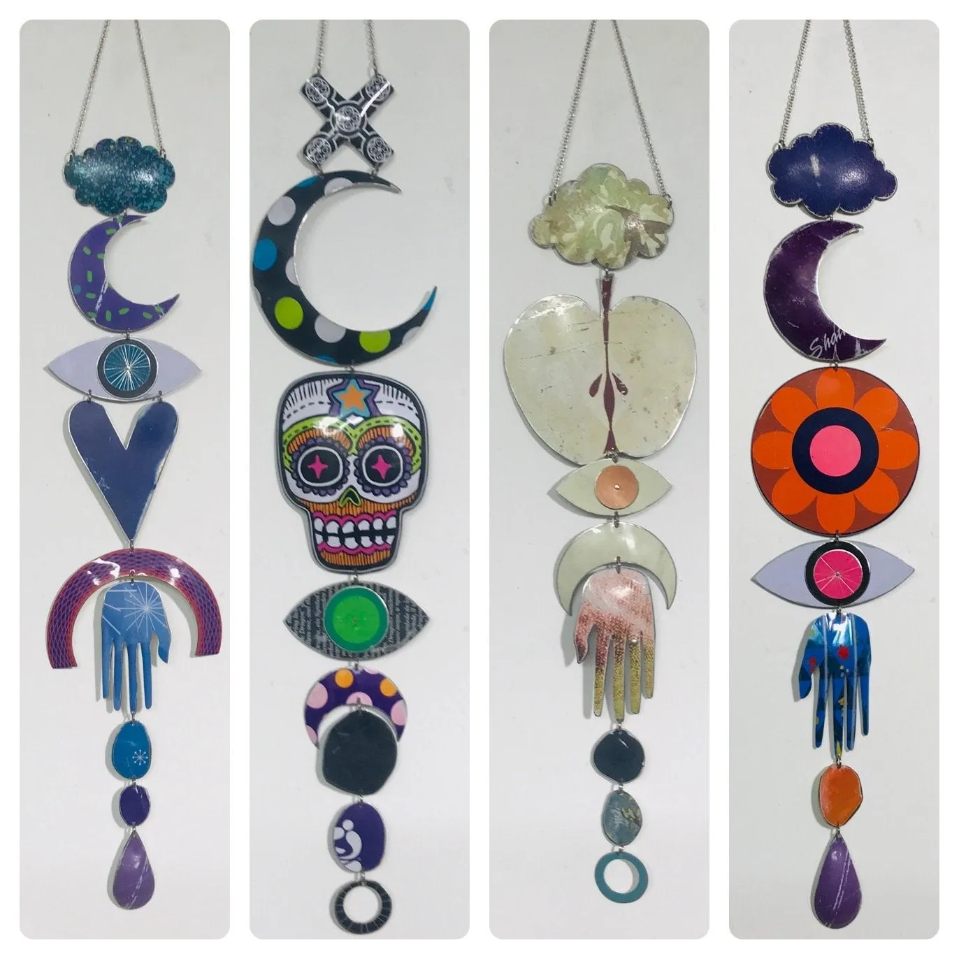 Ruby Throated Hummingbird Protective Talisman Wall Hanging