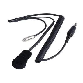 Rugged Radios IMSA 4C Wired Helmet Kit with Mic, 3.5mm Ear Bud Jack, and Coil Cord
