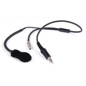 Rugged Radios IMSA 4C Wired Open Face Helmet Kit with M102 Military Mic