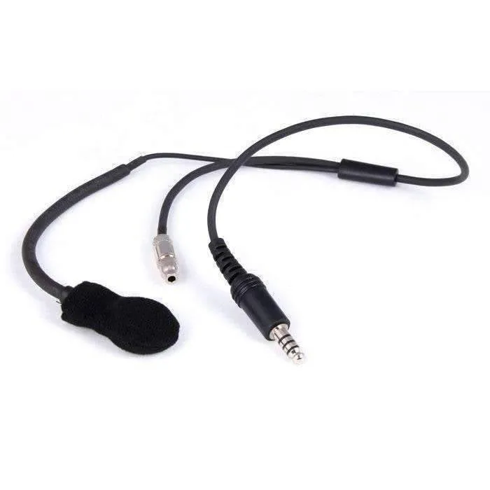 Rugged Radios IMSA 4C Wired Open Face Helmet Kit with M102 Military Mic