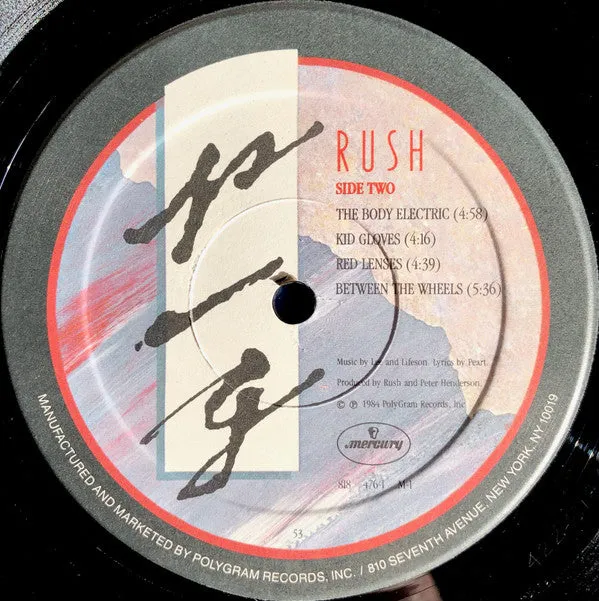 Rush - Grace Under Pressure (LP, Album, 53 ) (VG )