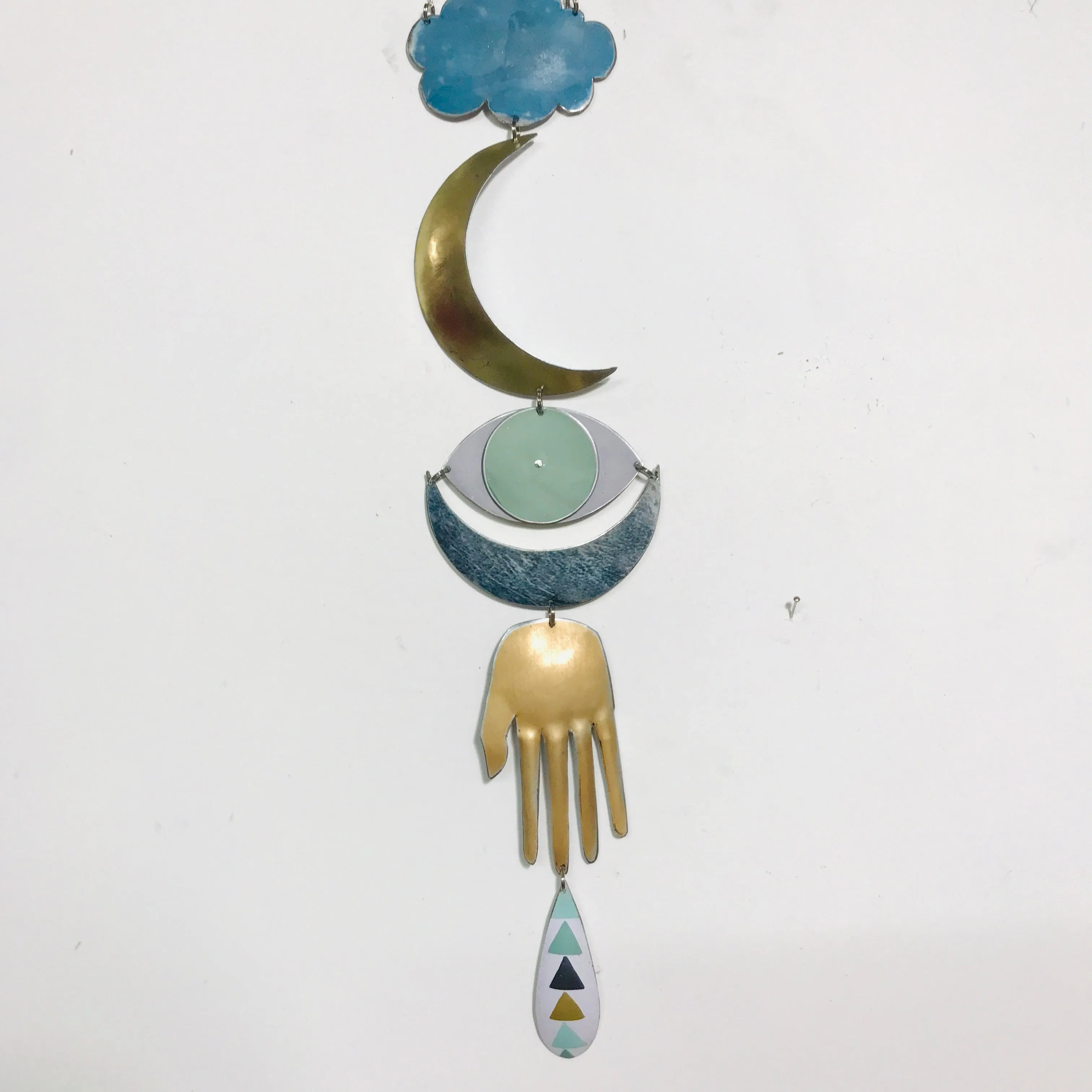 Sage Protective Eye Talisman Wall Hanging