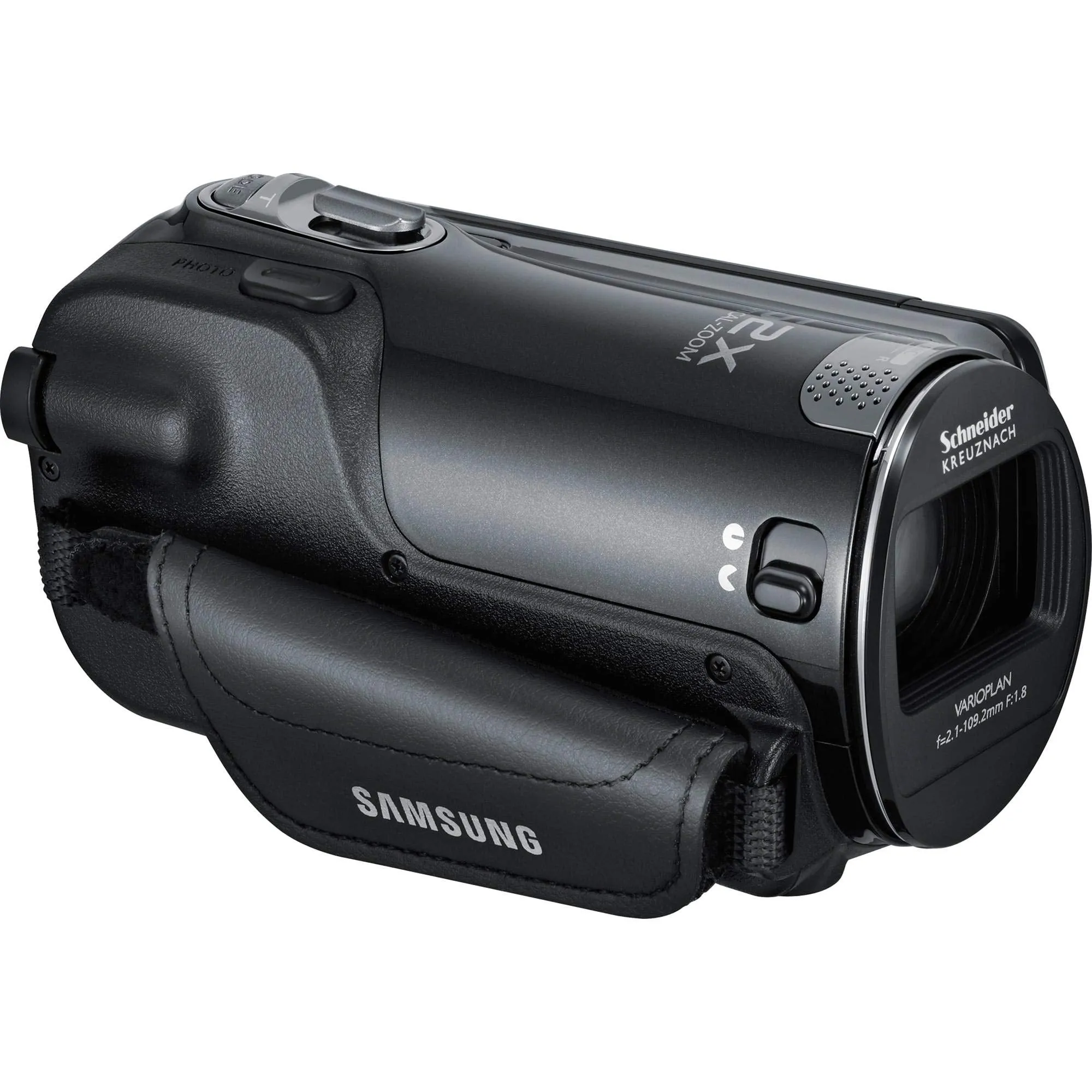 Samsung HMX-F90 Black Camcorder   Full-Size Aluminum Tripod   Deluxe Padded Backpack with Accessories Bundle