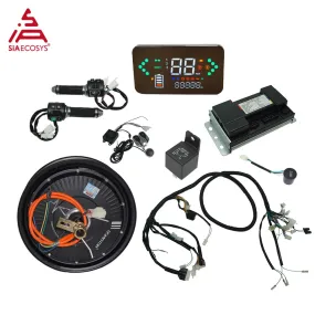 SIAECOSYS/QS212 10inch 1000W ZWK060032A kits QS212 1000W 10*2.15inch V1.12 60V Hub Motor kit with ZWK060032A Controller for Elec