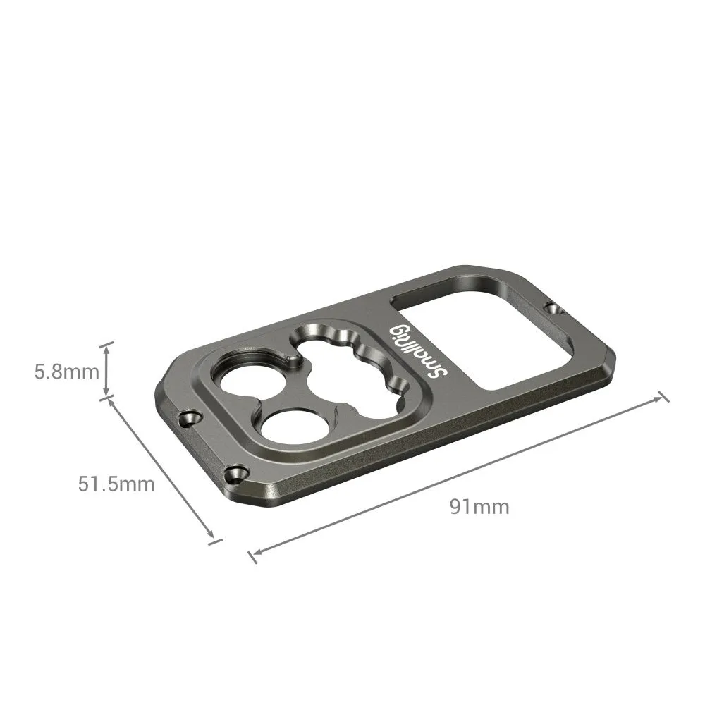 SmallRig 17mm Threaded Lens Backplane for iPhone 13 Pro Max Cage 3634 (Black)