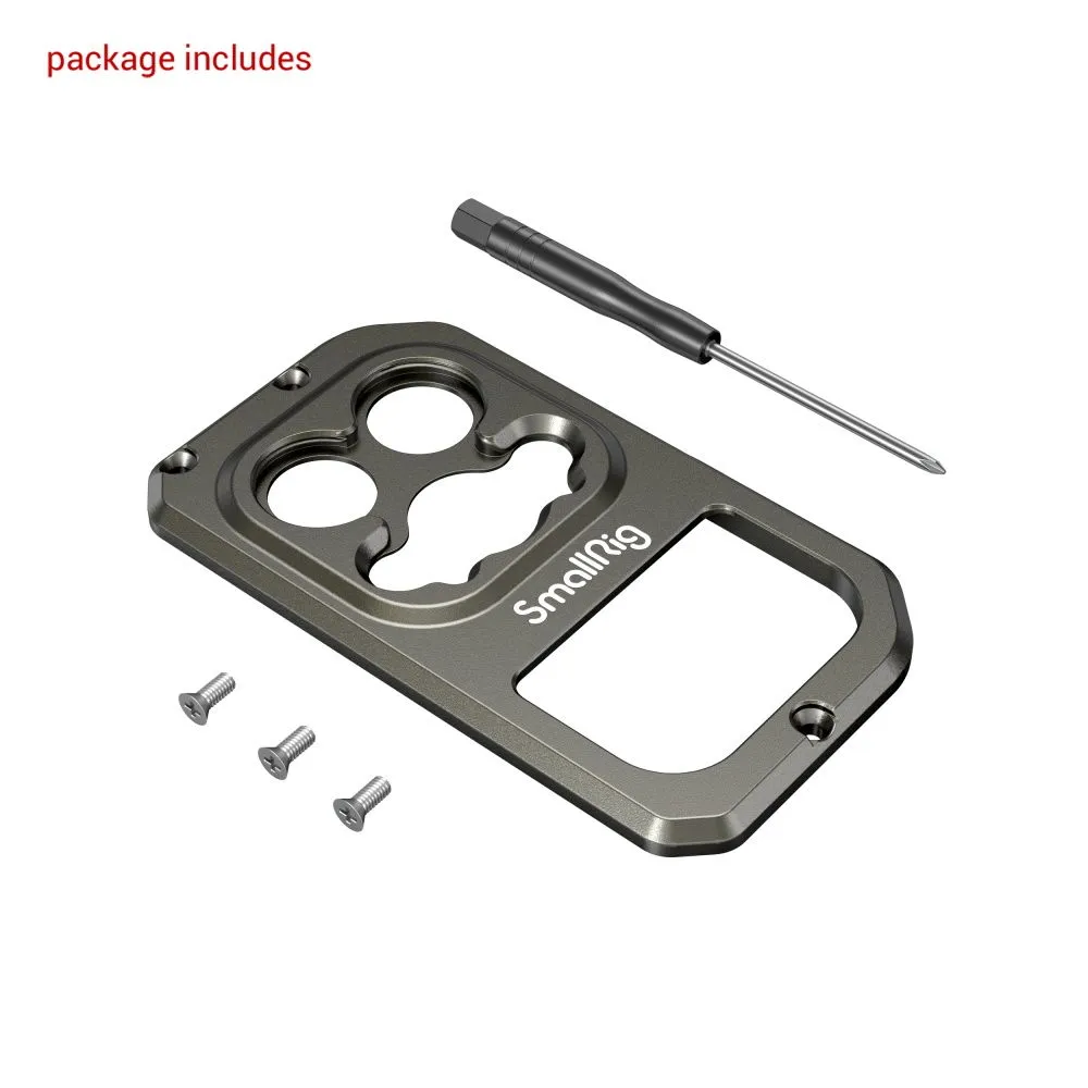 SmallRig 17mm Threaded Lens Backplane for iPhone 13 Pro Max Cage 3634 (Black)