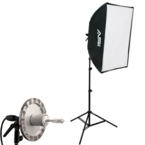 Smith-Victor KSBQ-1000 1000-watt Pro SoftBox Light Kit