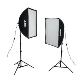 Smith Victor KSBQ-2000 2000-watt Pro SoftBox Light Kit