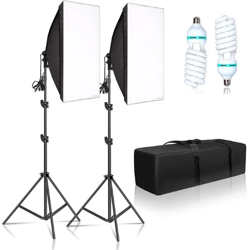 Softbox Lighting Kit Professional Photography Light Studio Kits