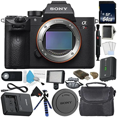 Sony Alpha a7R III 42.4MP Full Frame Mirrorless Interchangeable-Lens Digital Camera Body - Bundle with 64GB Memory Card