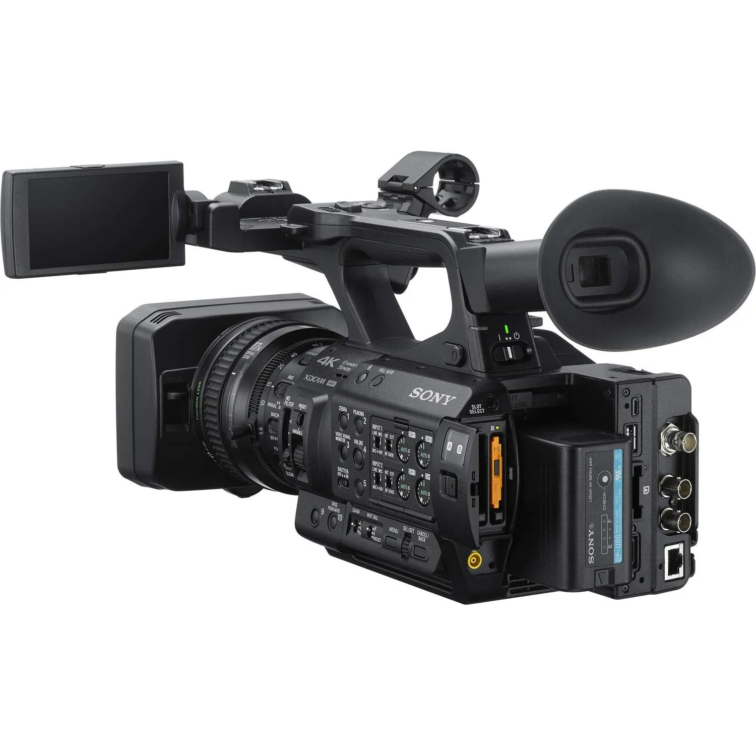 Sony PXW-Z280 4K 3-CMOS 1/2" Sensor XDCAM Camcorder Accessory Bundle with Editing Software and Cleaning Kit