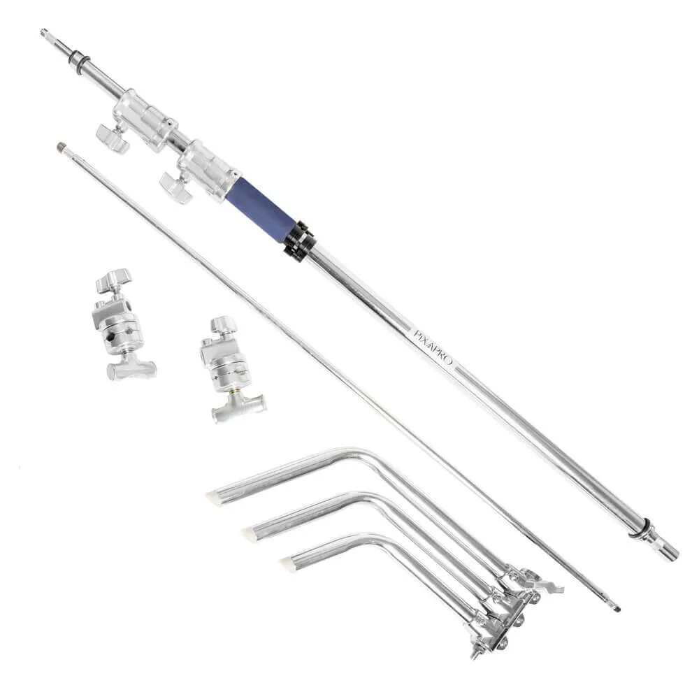 Stainless Steel C-Boom Stand with Camera Platform Bracket