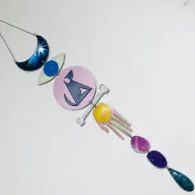 Star Dog Protective Talisman Wall Hanging
