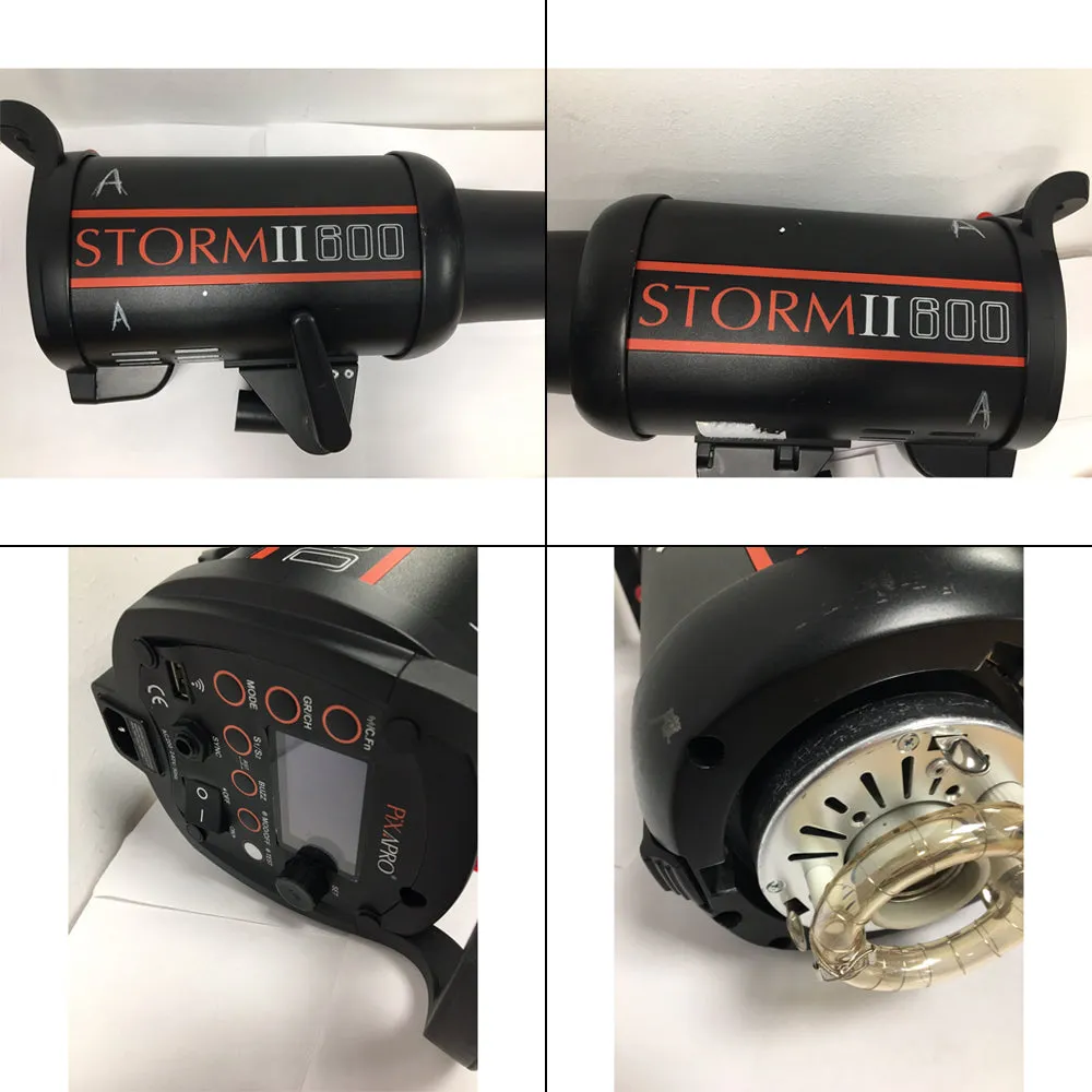 STORM II 600 Studio Powerful Stroboscopic Flash (QT600 II) - Condition OK