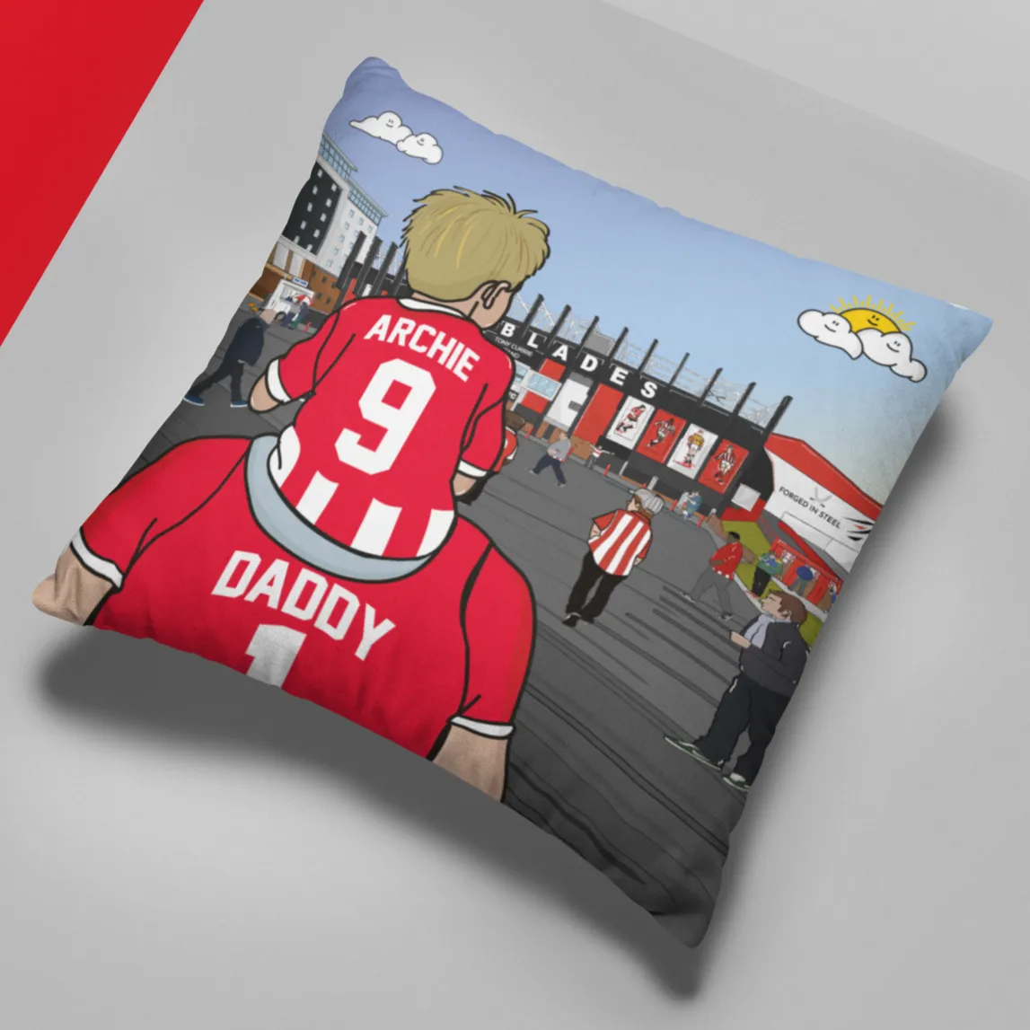 SUFC Dad & Lad – personalised print