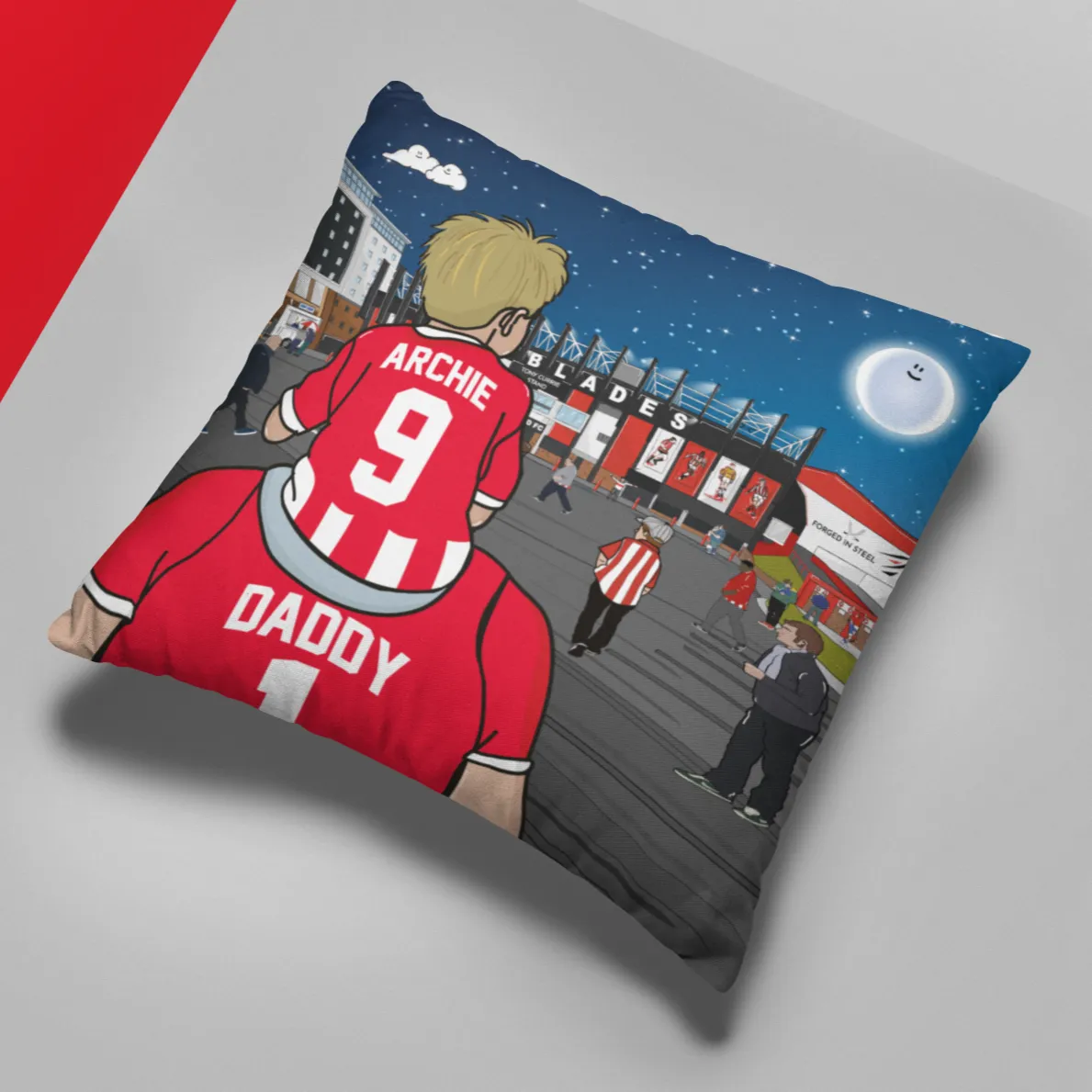 SUFC Dad & Lad – personalised print