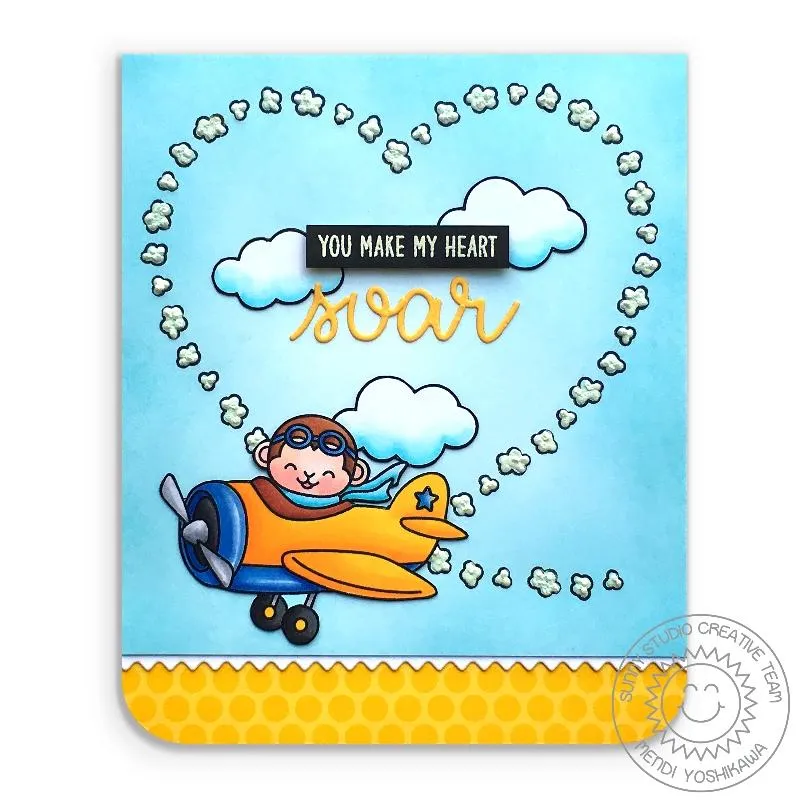 SUNNY STUDIO: Plane Awesome Sunny Snippets