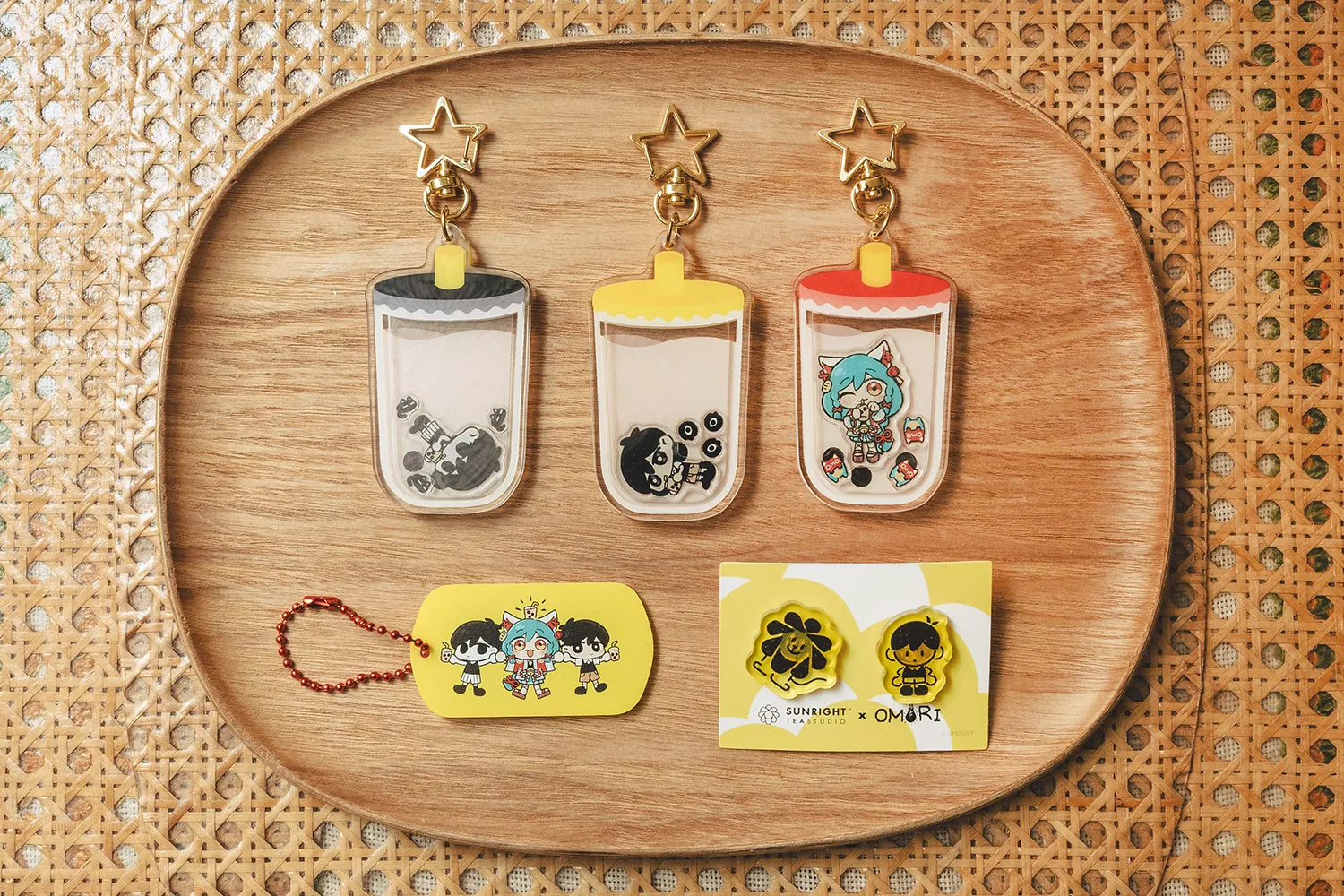 SUNRIGHT TEA x OMORI SUNNY Shaker Keychain