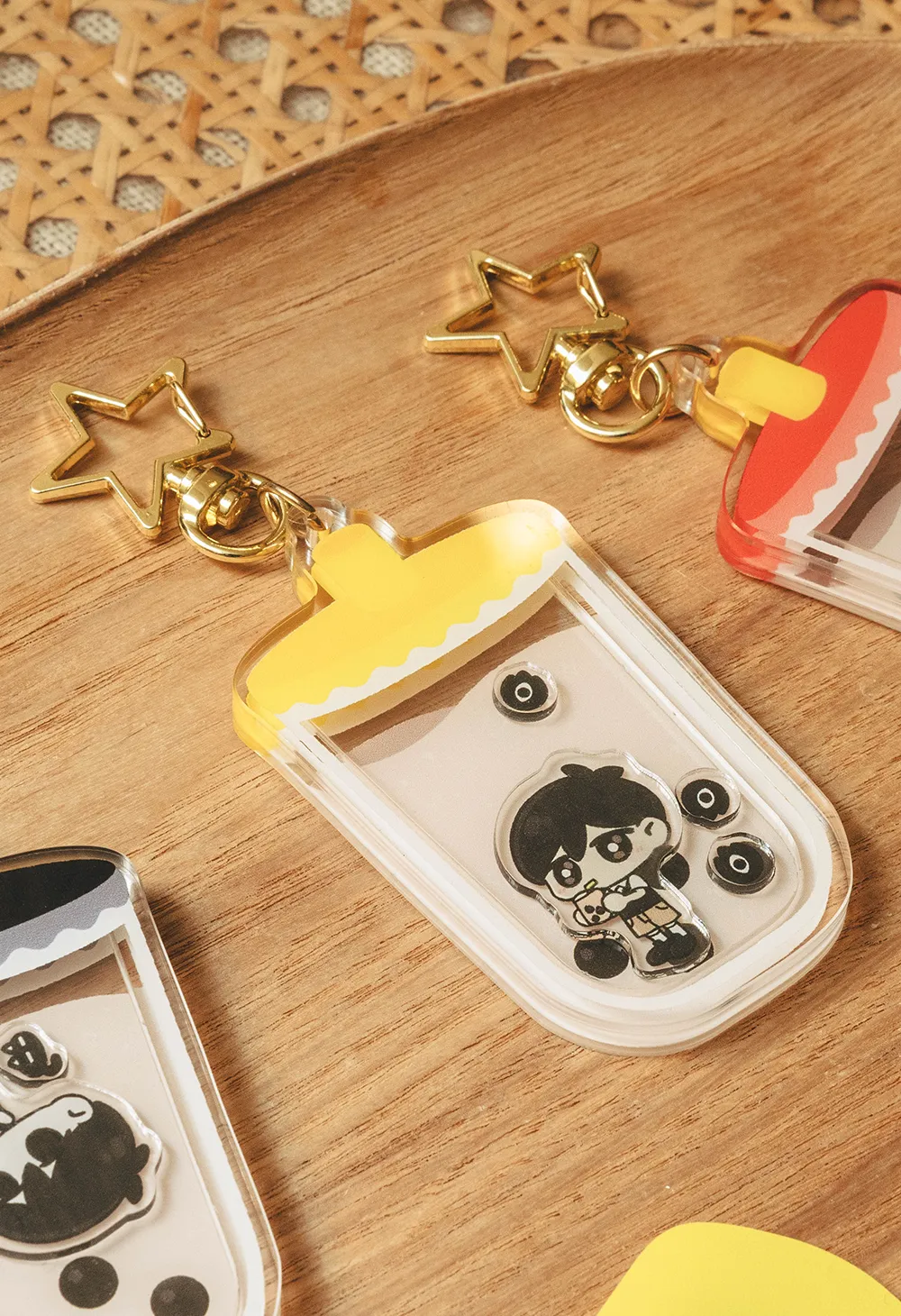 SUNRIGHT TEA x OMORI SUNNY Shaker Keychain