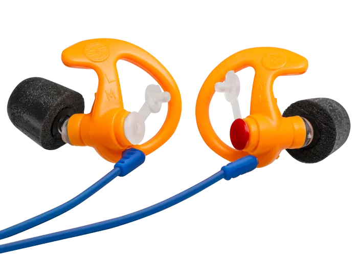 Surefire EP7 Sonic Defenders Ultra Filtered Foam-Tipped Earplugs - Orange - Large