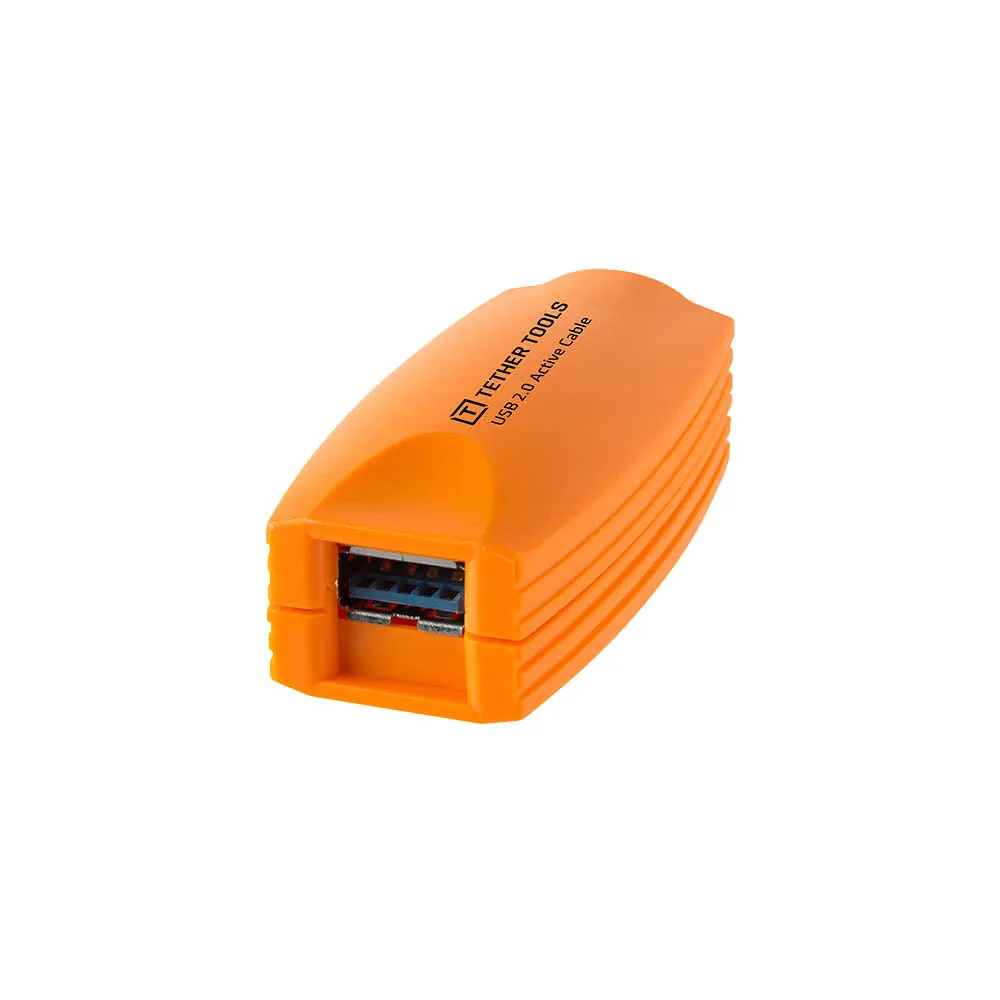 TetherPro USB 2.0 to Female Active Extension Cable (High-Visibility Orange)