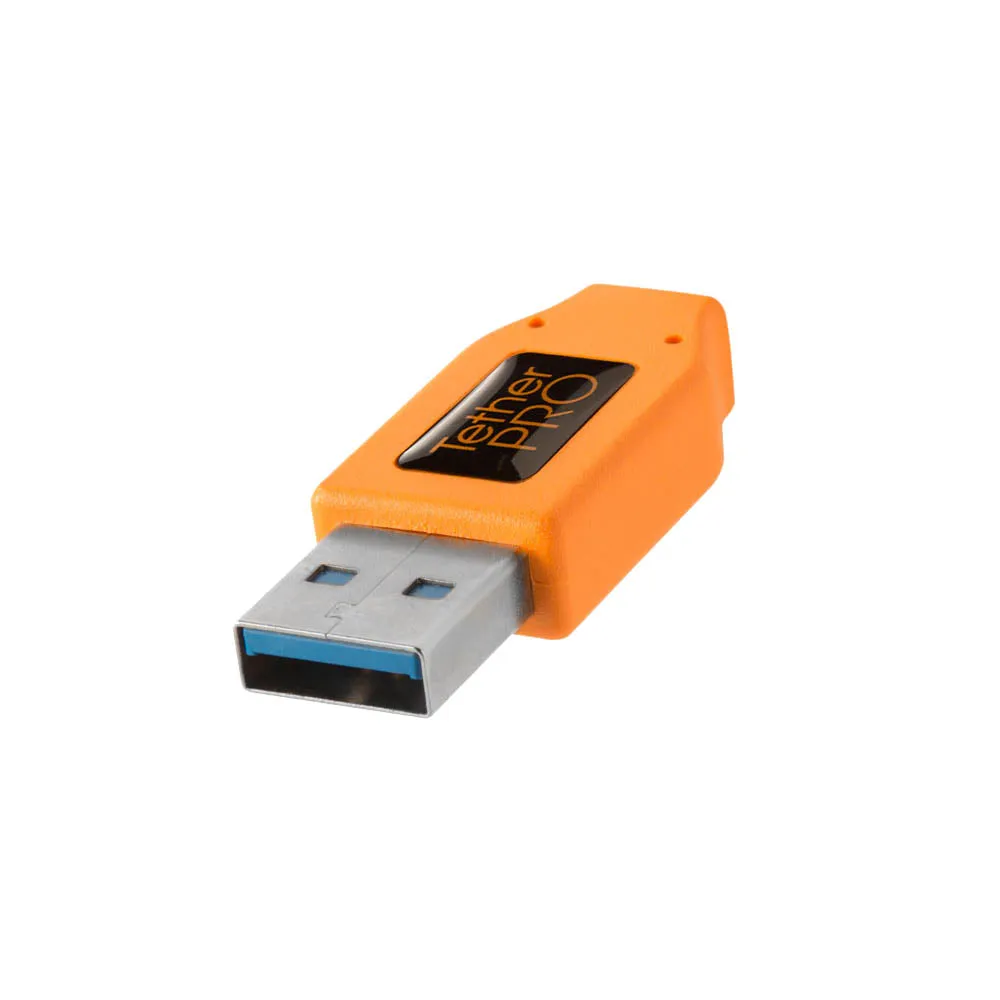 TetherPro USB 3.0 to Female Active Extension Cable (High-Visibility Orange)