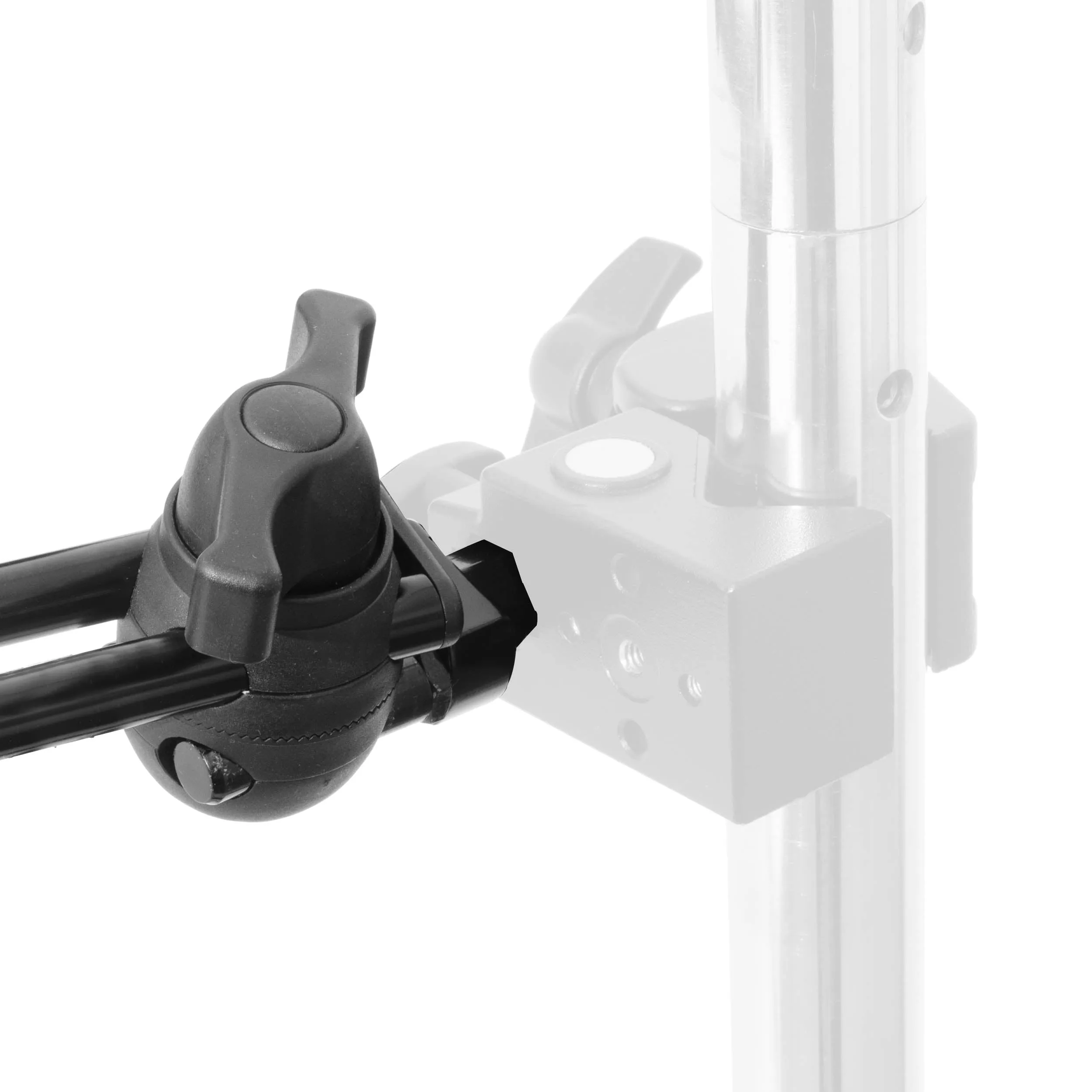 Three-Sectioned Double-Articulated Arm with 2x 5/8" Studs