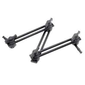 Three-Sectioned Double-Articulated Arm with 2x 5/8" Studs