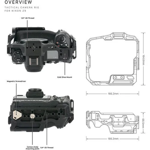 Tilta Camera Cage for Nikon Z9 Basic Kit - Black