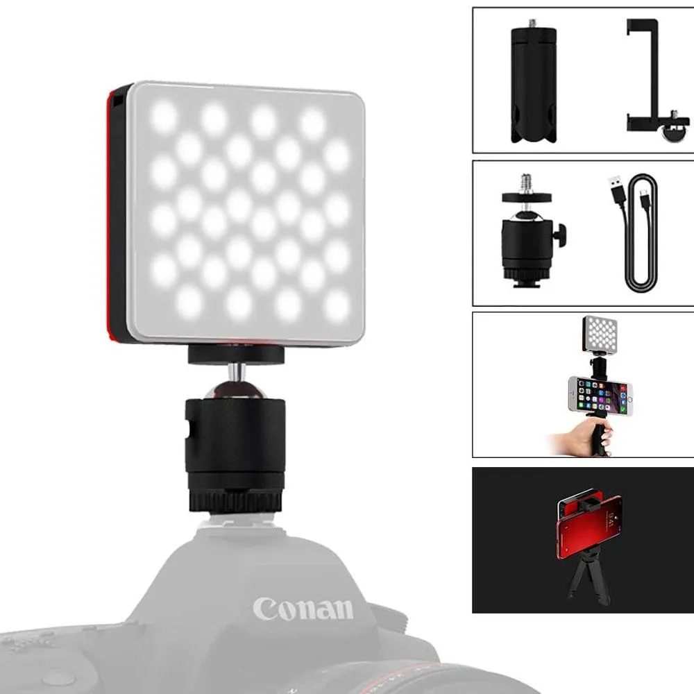 Tolifo 2.5" Pocket LED Video Conferencing Light Kit - (HF-64B)
