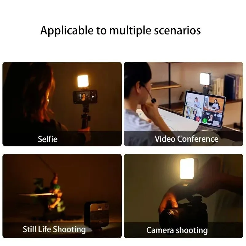 Universal Professional LED Camera Shooting Lights - Clip-on Selfie Light LED for Phone Camera, Stabilizer, Video Conference, Zoom, Photography, and Makeup