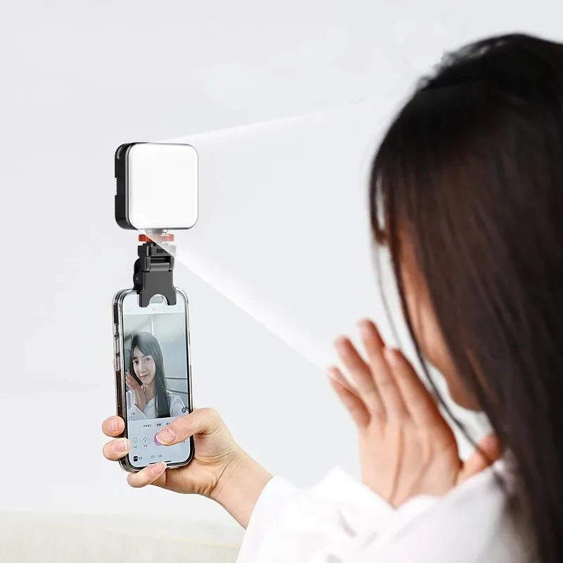 Universal Professional LED Camera Shooting Lights - Clip-on Selfie Light LED for Phone Camera, Stabilizer, Video Conference, Zoom, Photography, and Makeup