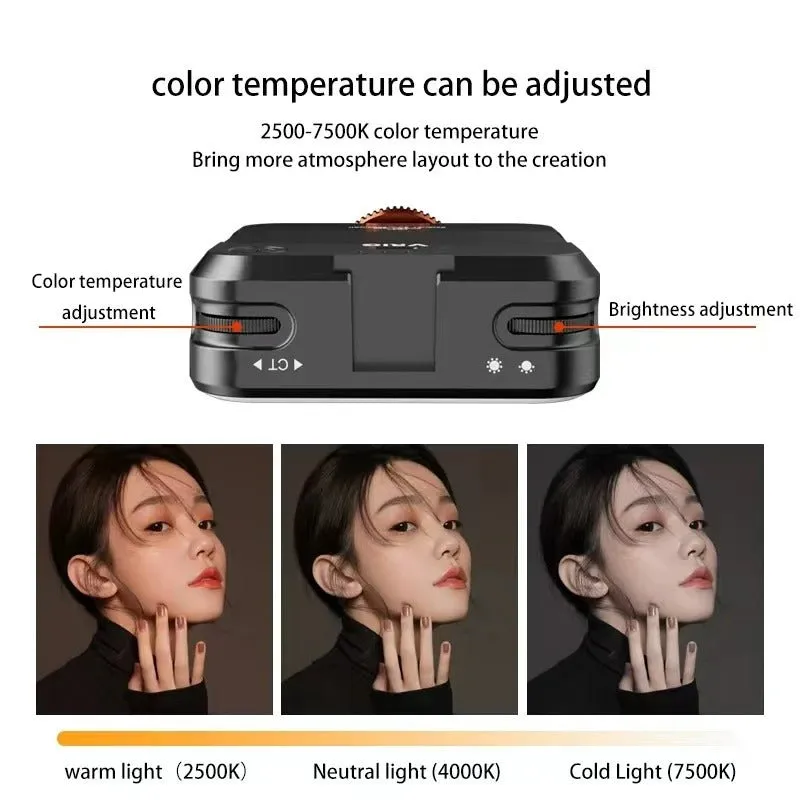 Universal Professional LED Camera Shooting Lights - Clip-on Selfie Light LED for Phone Camera, Stabilizer, Video Conference, Zoom, Photography, and Makeup