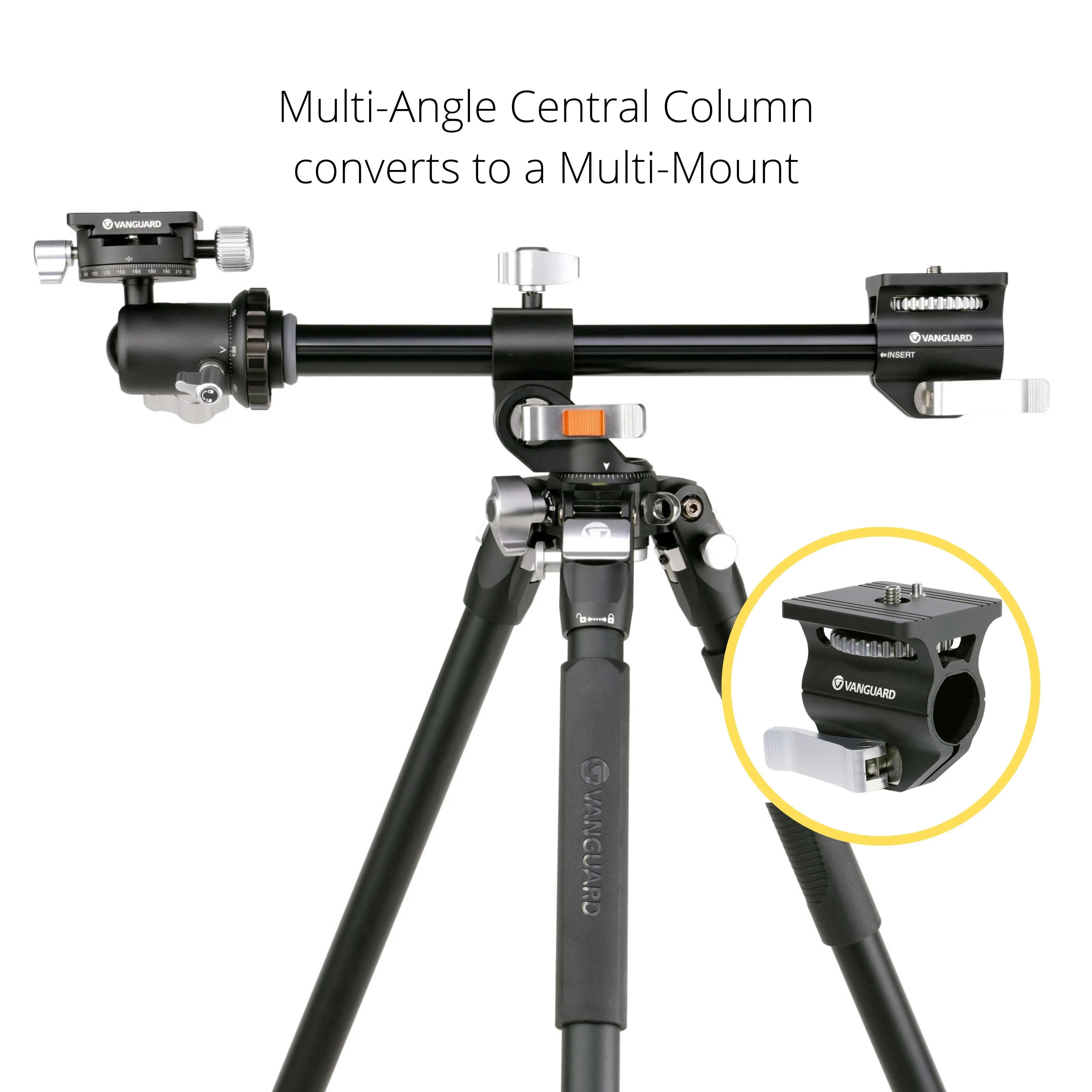 VEO 3  263AB 160S Versatile Aluminium Tripod with Dual Axis Ball Head - 15kg Load Capacity