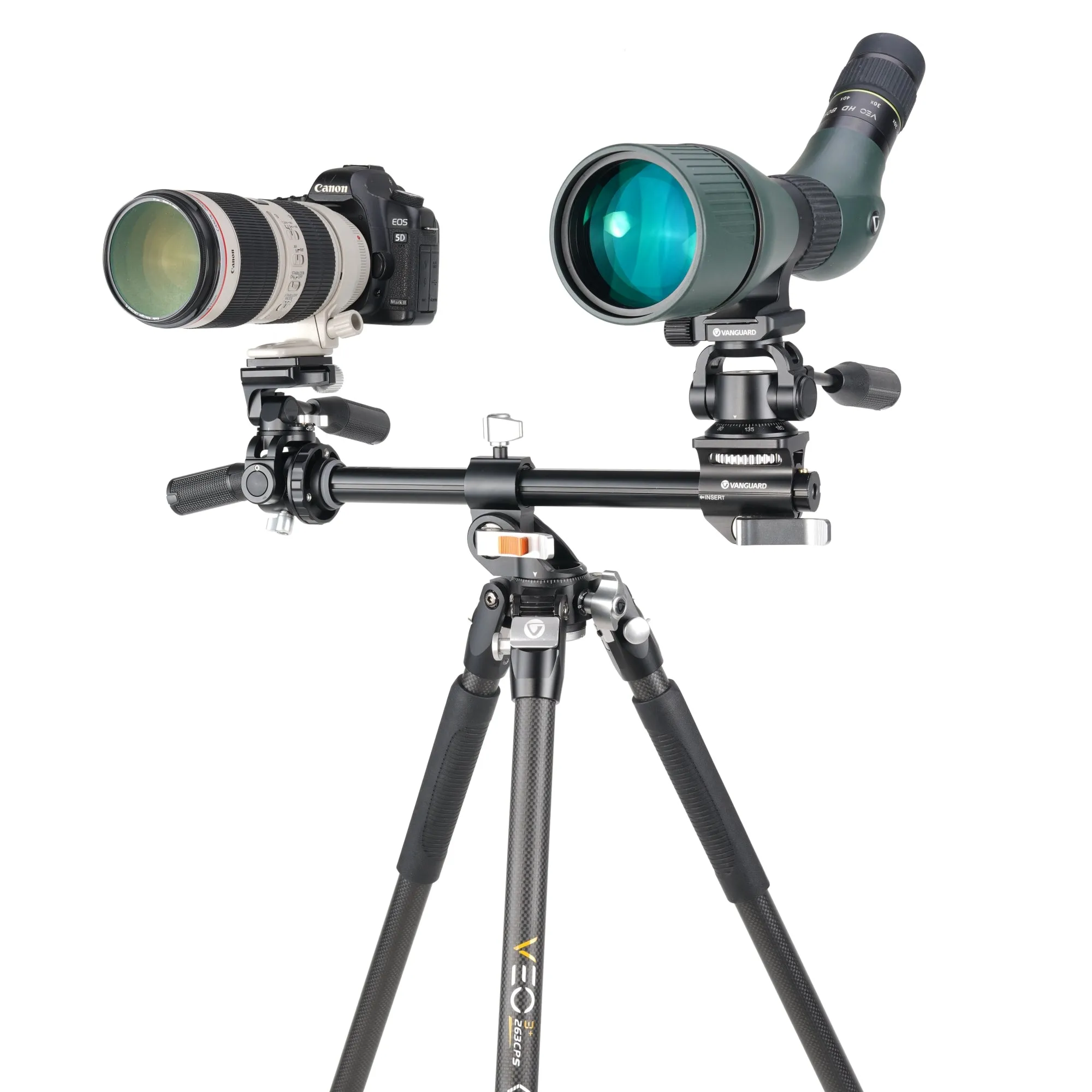 VEO 3  263CPS Multi-Angle Carbon Fiber Tripod w/ PH-38S Pan Head