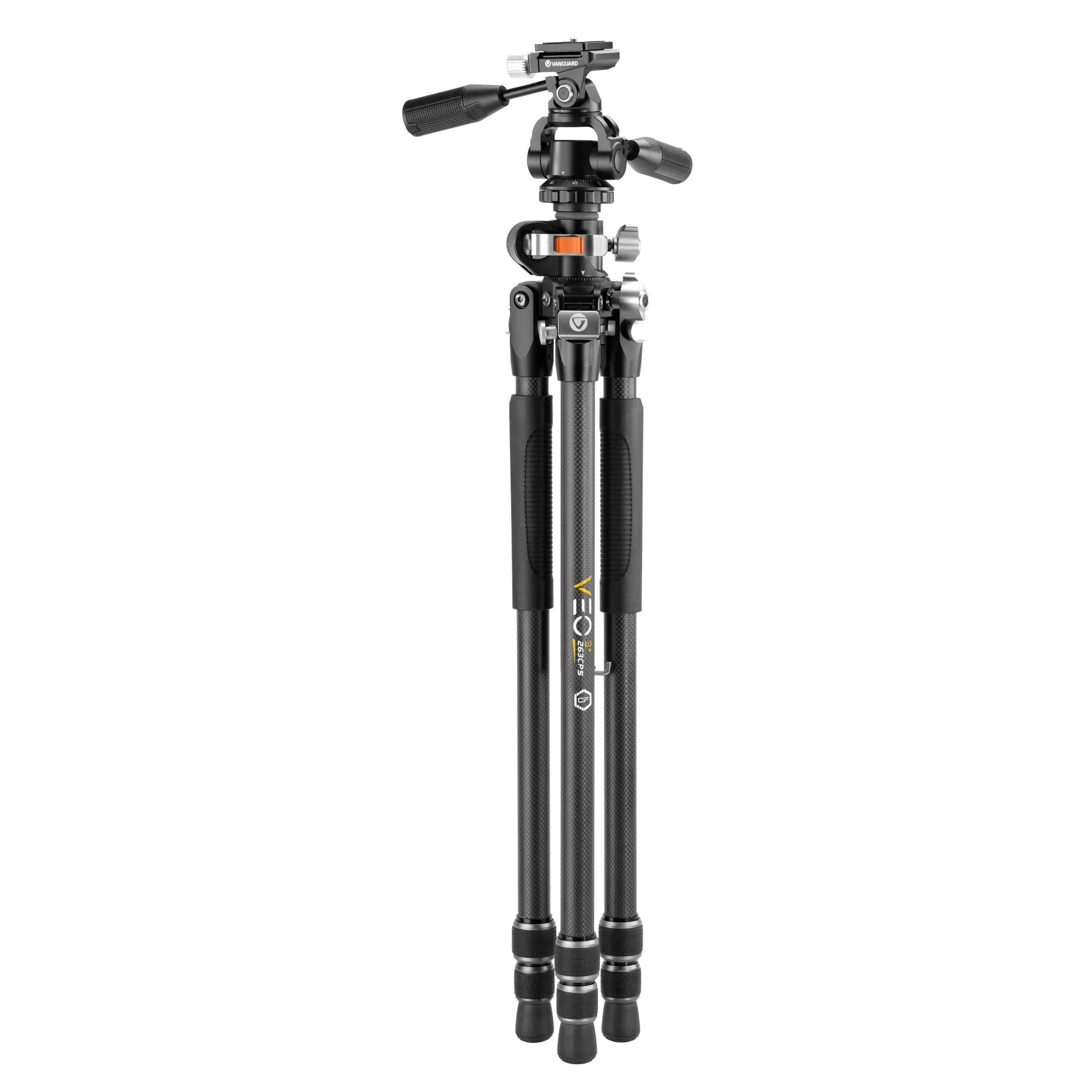 VEO 3  263CPS Multi-Angle Carbon Fiber Tripod w/ PH-38S Pan Head