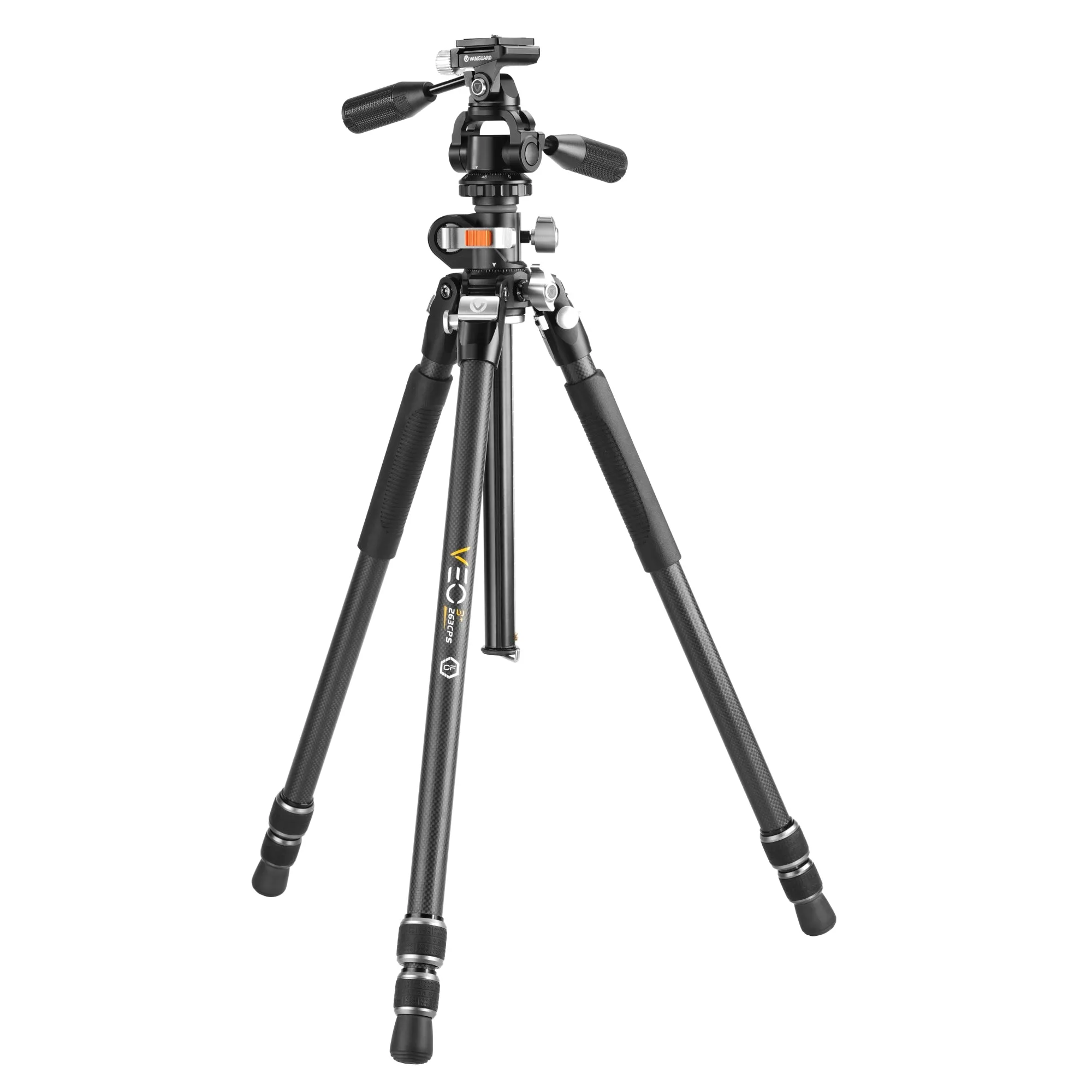 VEO 3  263CPS Multi-Angle Carbon Fiber Tripod w/ PH-38S Pan Head