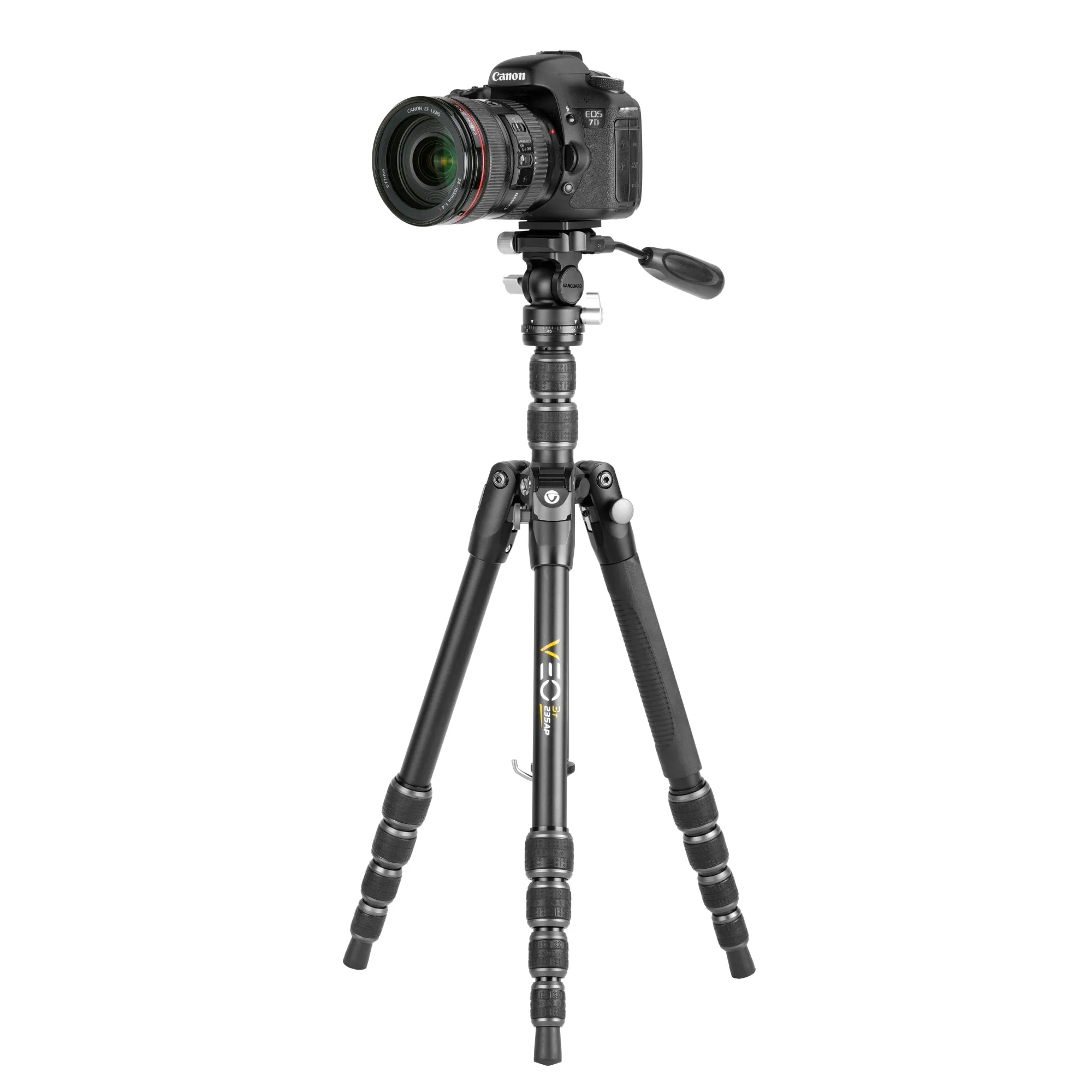 VEO 3T 235AP Solid Aluminium Travel Tripod with 2-way Pan Head - 6kg load capacity