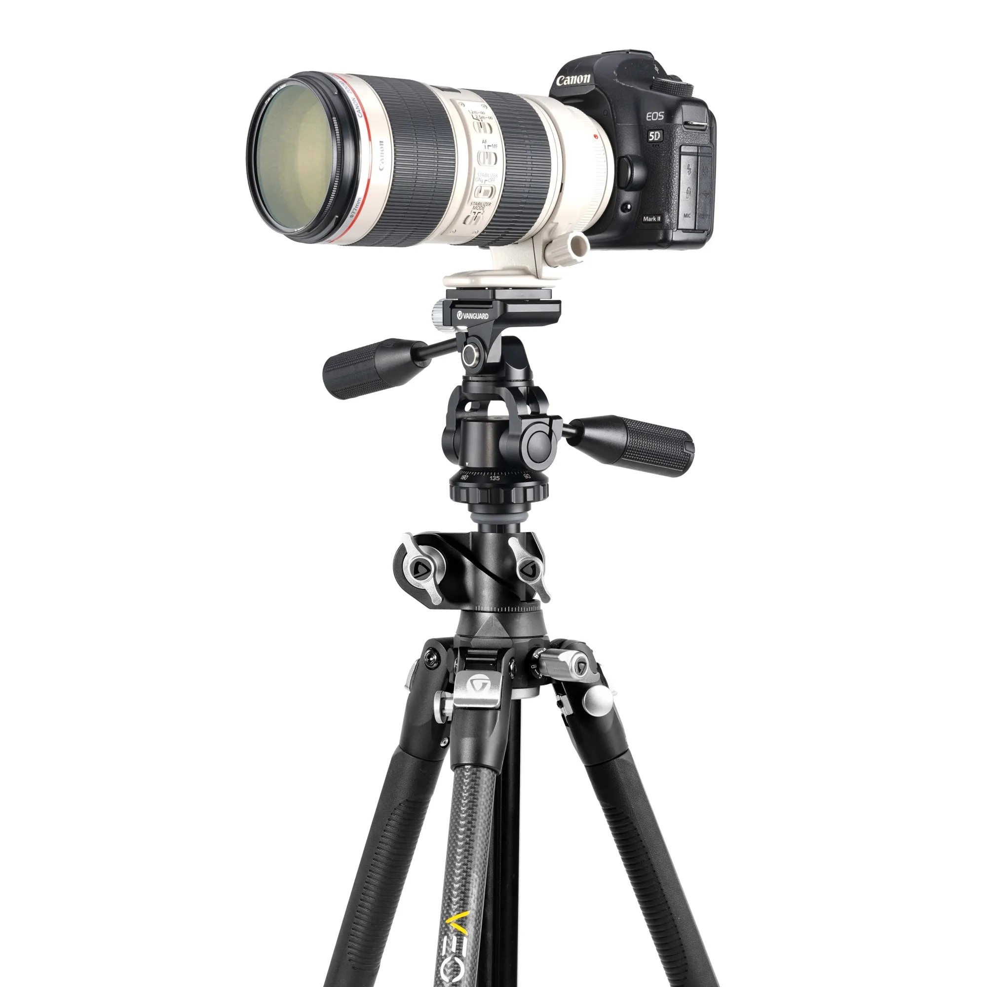 VEO 3T  264CPS Multi-Angle Carbon-Fiber Travel Tripod w/ Pan Head