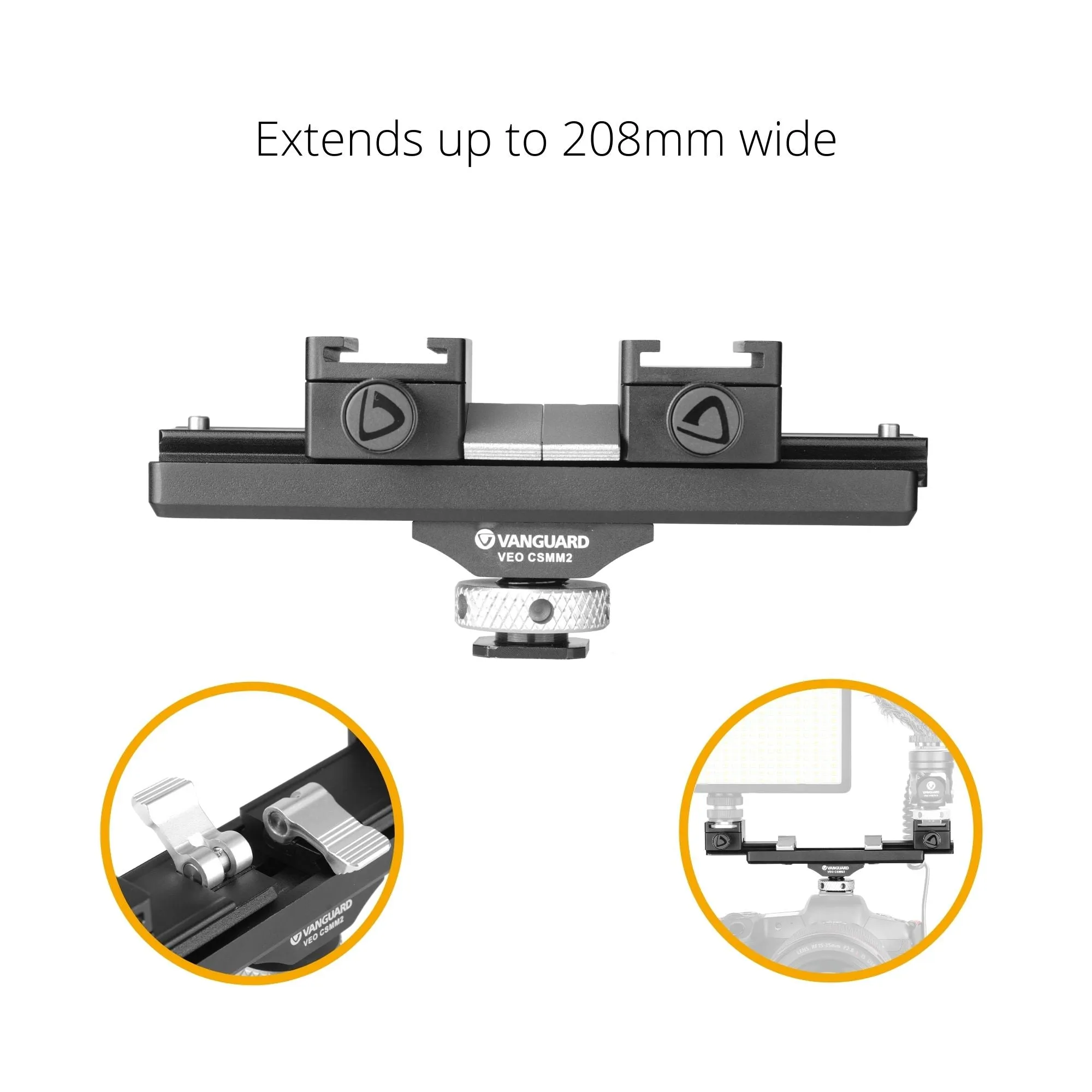 VEO CSMM2 Expandable Double Cold Shoe Mount