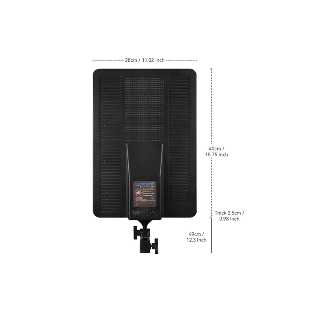Video Light Photography Self-Dimmable Panel Studio Fill Lamp My-7136